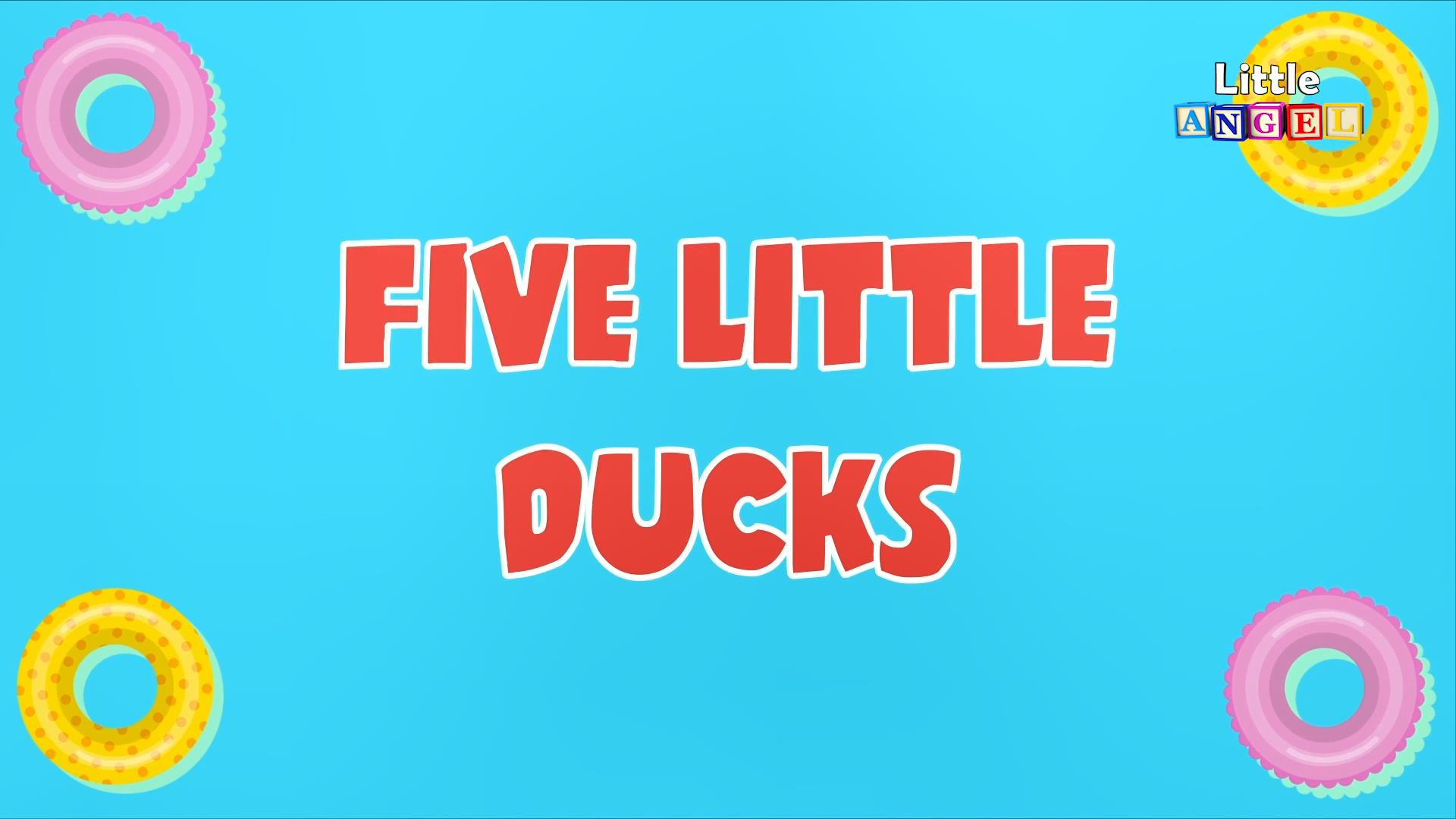 5 Little Baby Ducks at the Waterpark