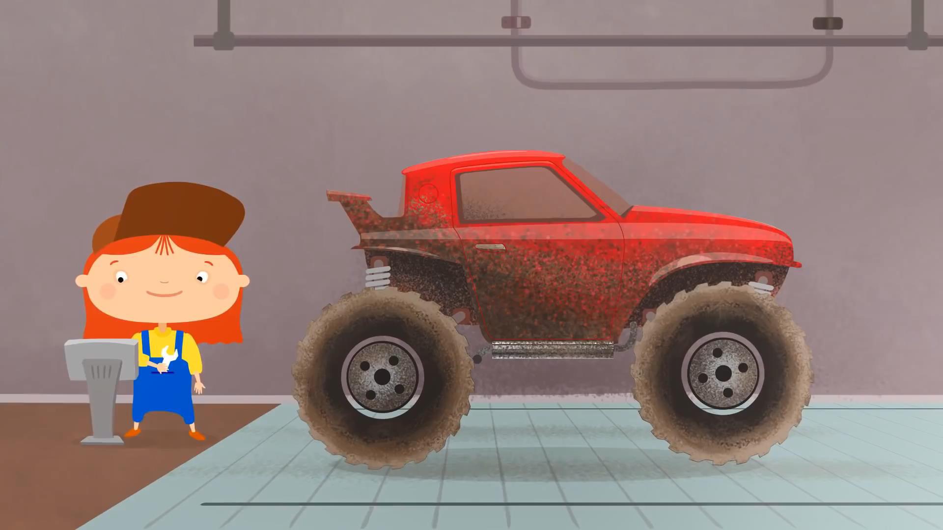 The SUV kids' car Car wash