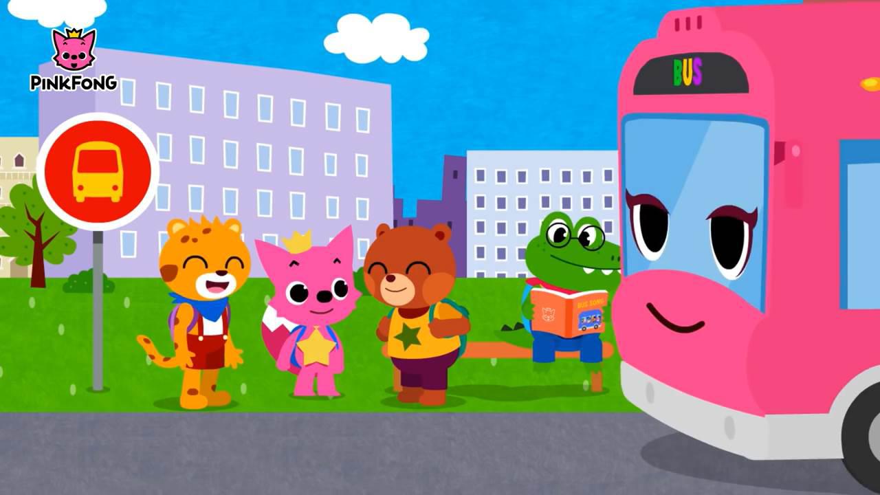 The Wheels on the Red Bus - Bus Songs - Car Songs