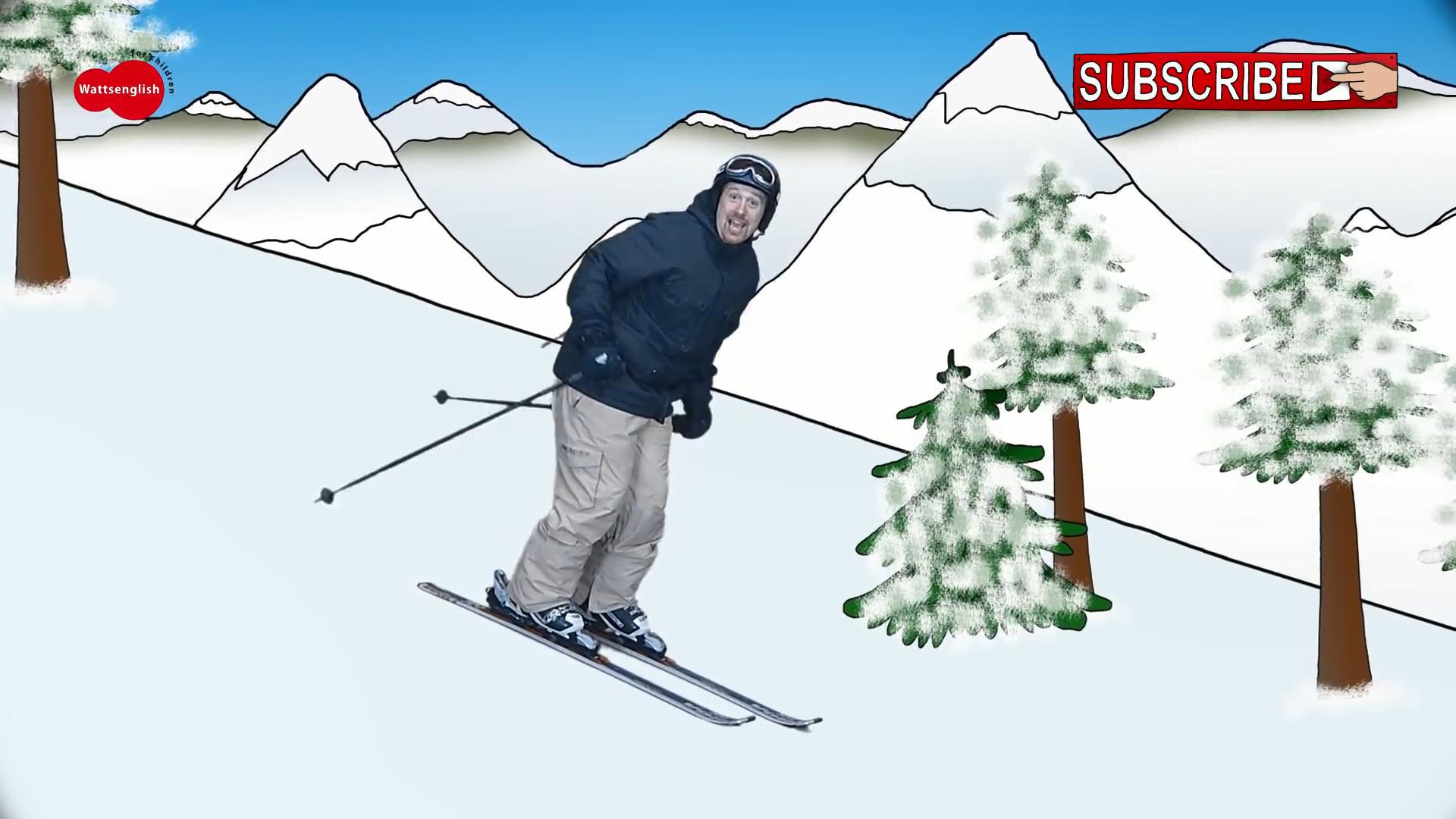 Steve walking, skating, skiing, hopping