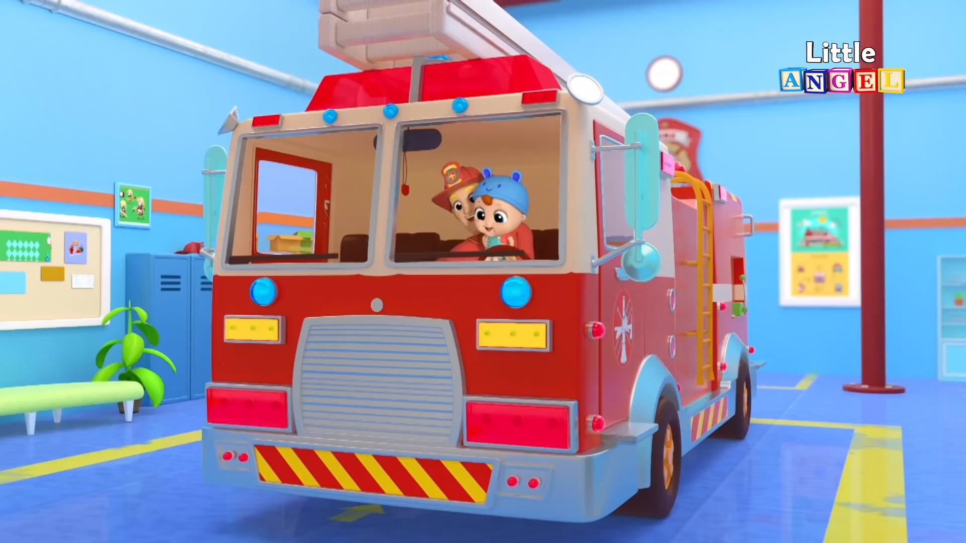 Firefighter and Fire Truck to the Rescue!