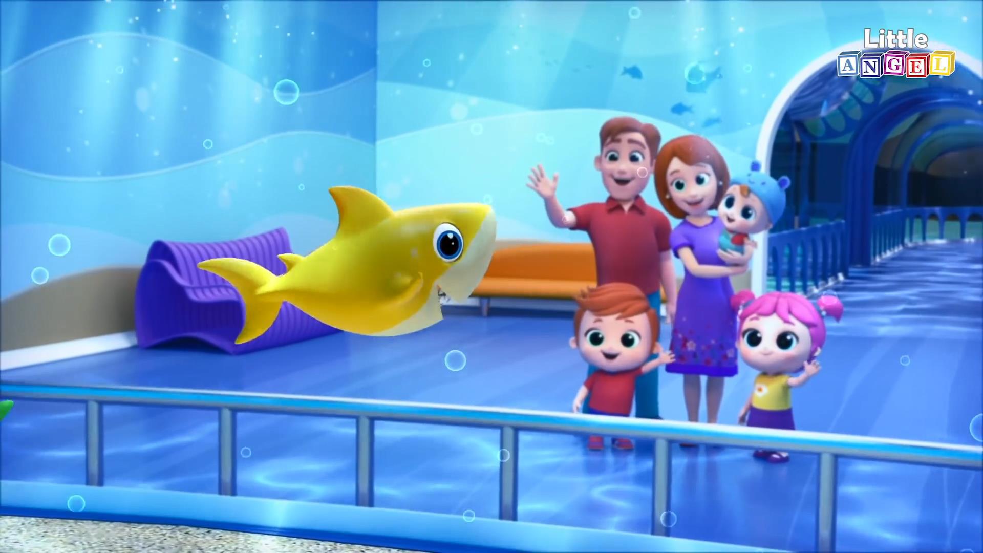 Baby Shark Dance at the Aquarium