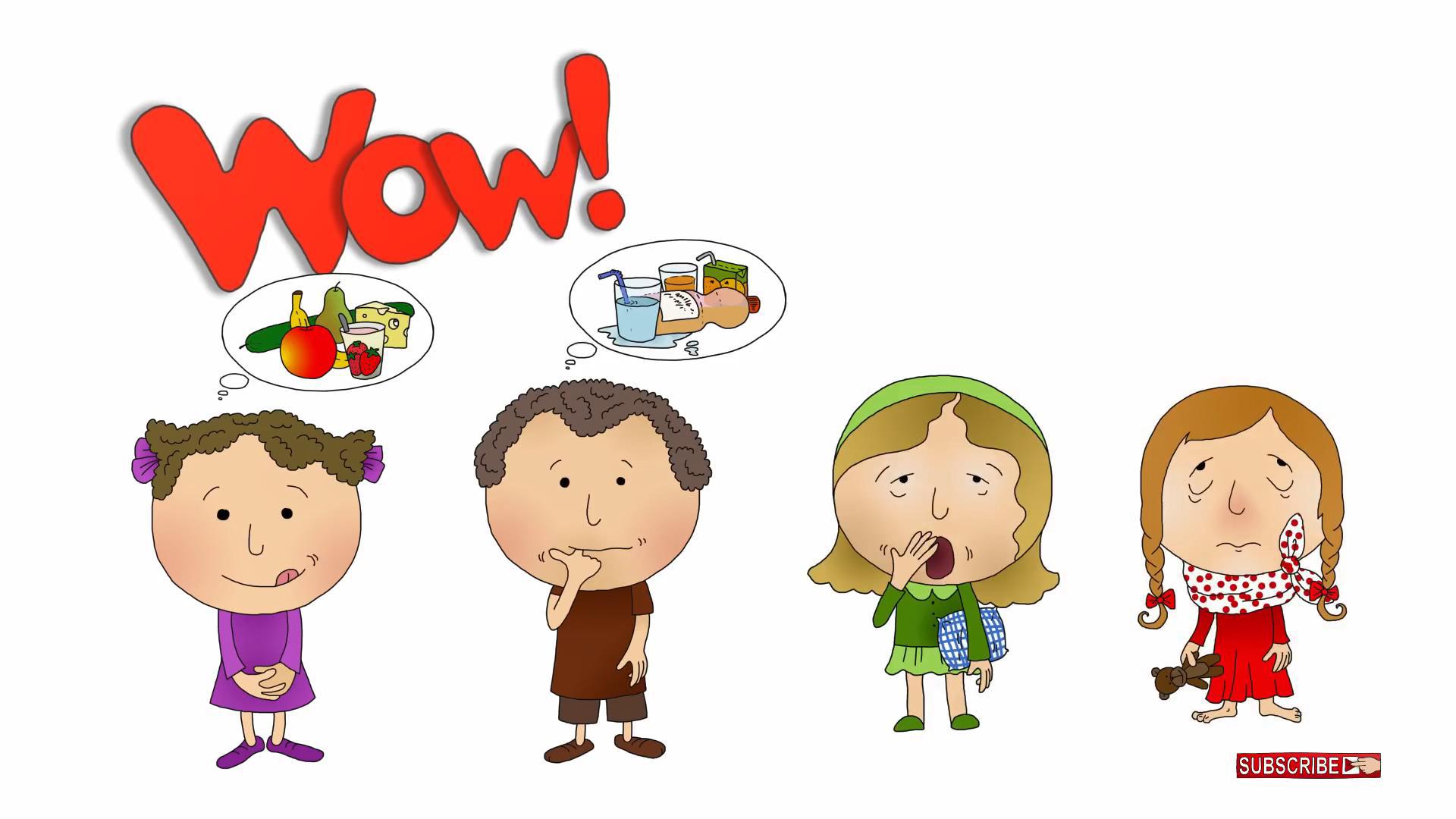 How are you I ´m Thirsty, Hungry and Sick in