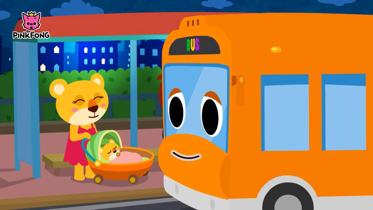 The Wheels on the Orange Night Bus - Bus Songs - Car Songs
