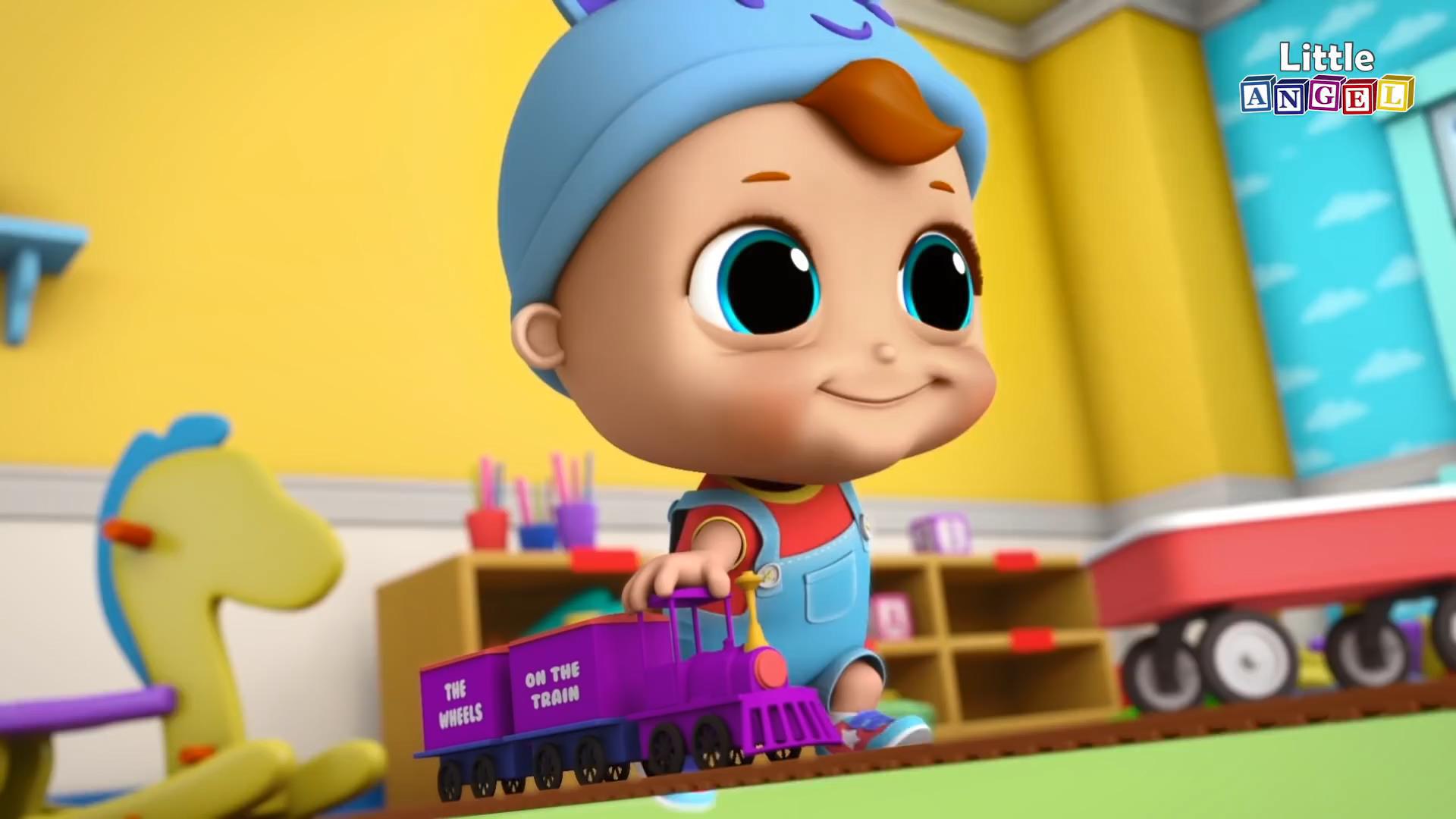 Choo Choo Train - Wheels on the Train Song