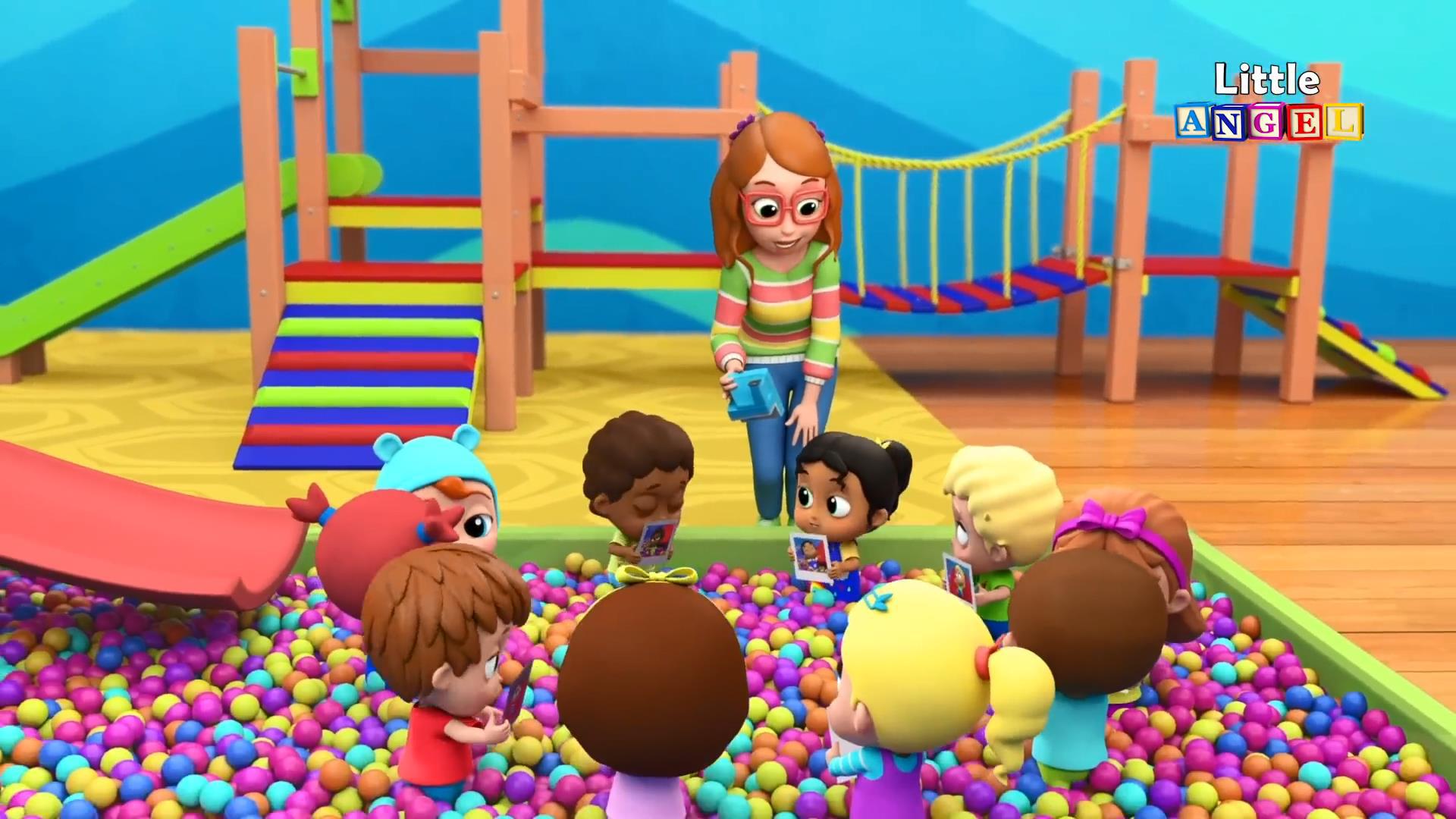 10 Little Babies on the Slide - Playground Song