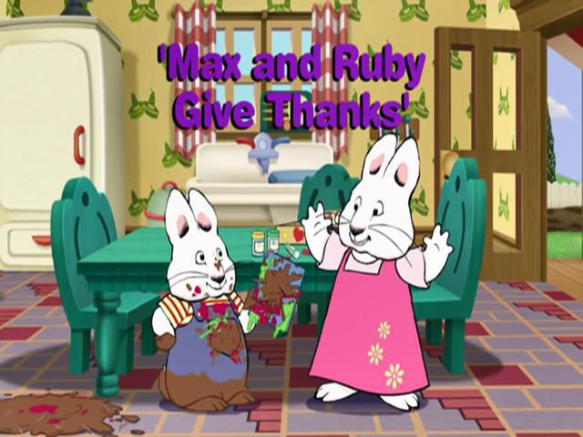 S5E23a - Max and Ruby Give Thanks
