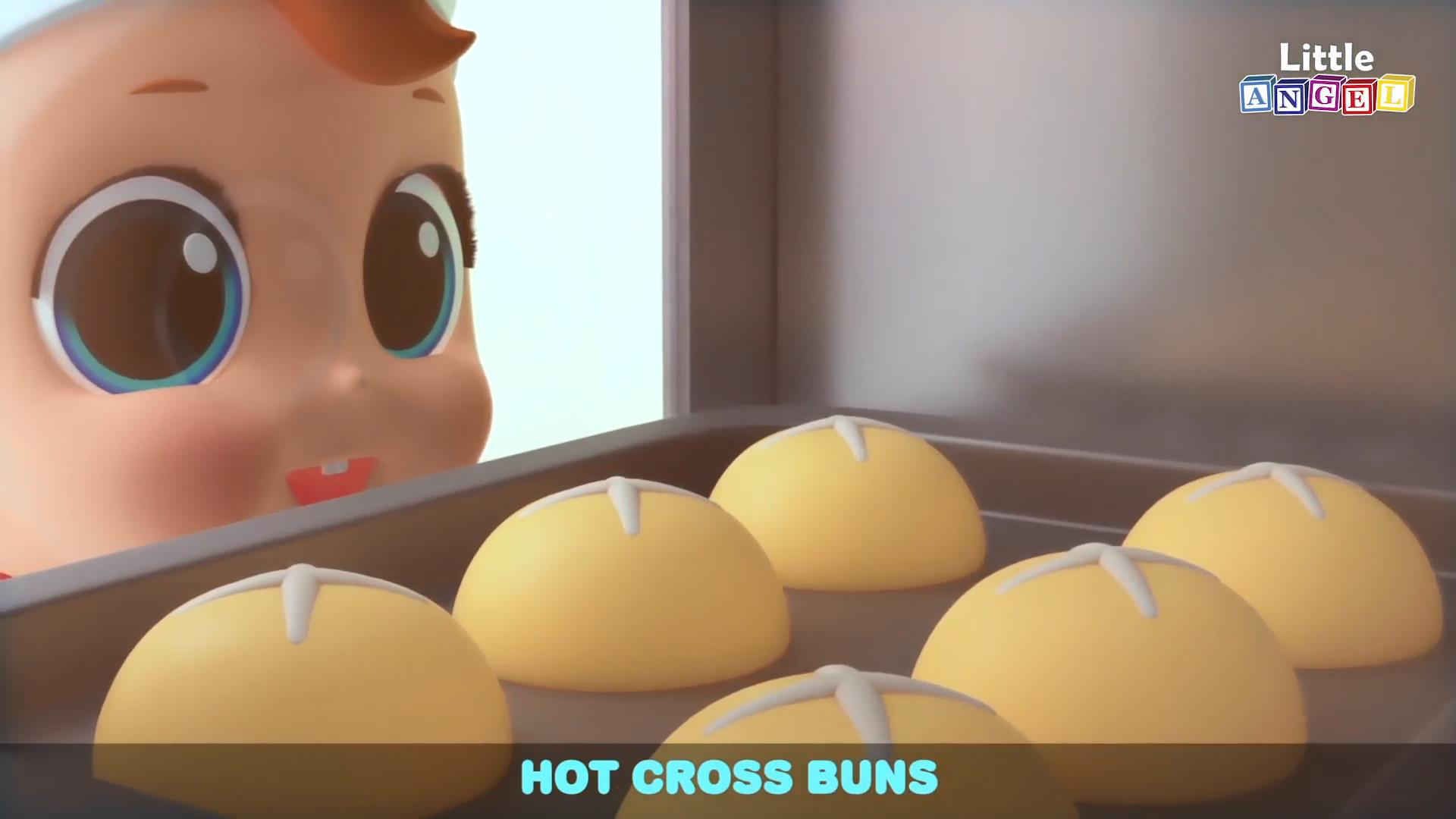 Hot Cross Buns In the Oven, Yummy!