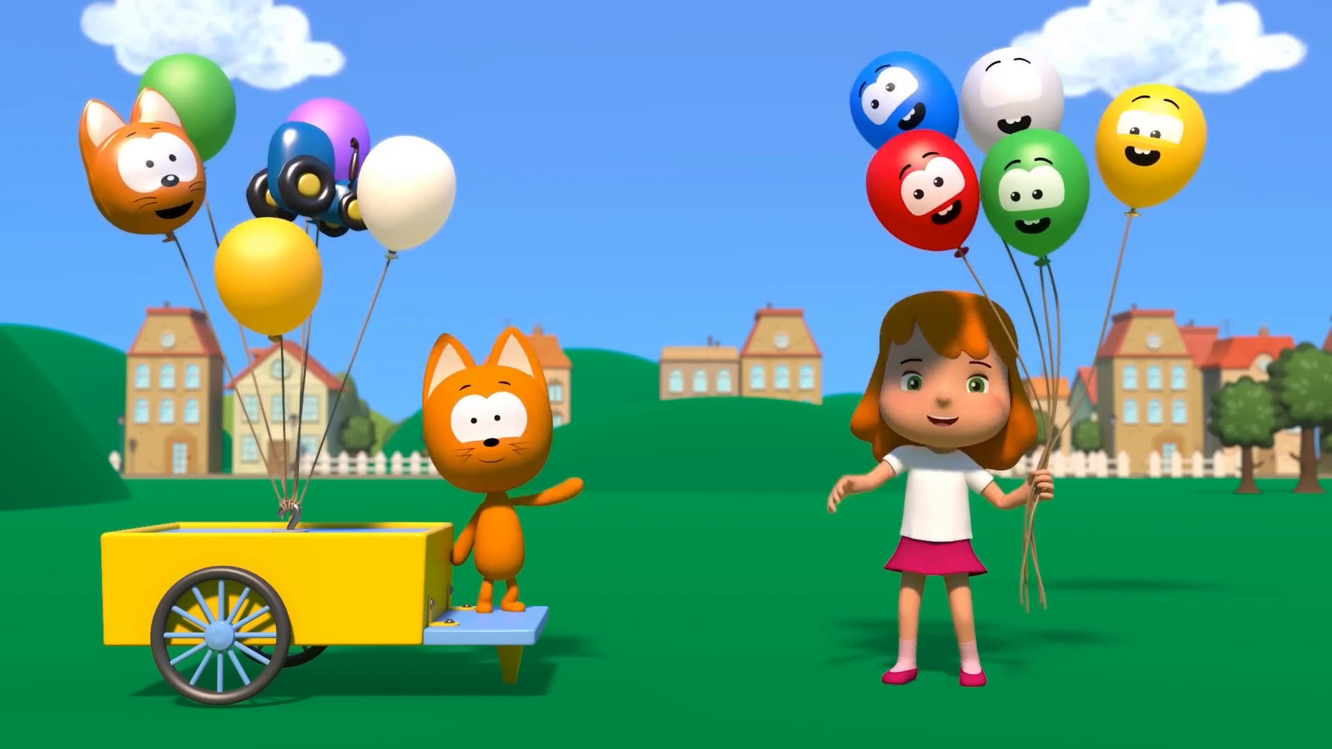 Balloons Song - Learn numbers and colors