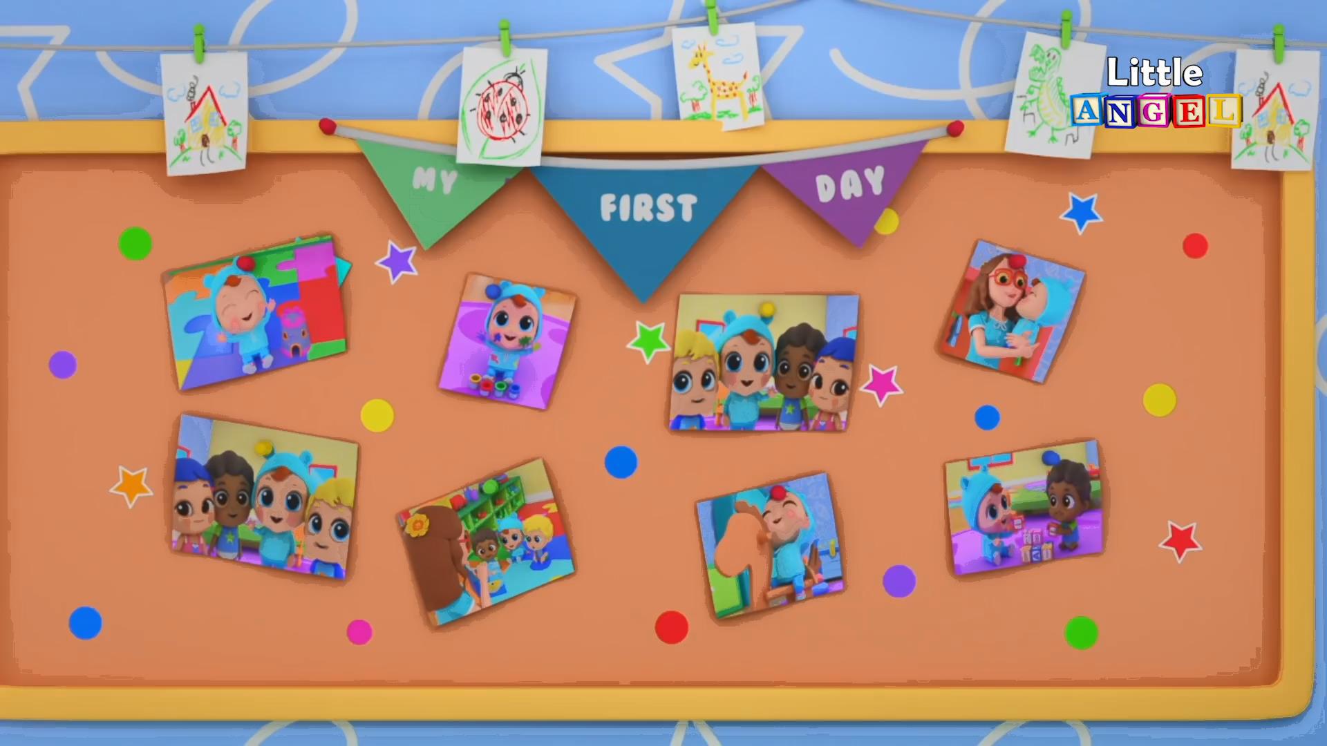 Baby John's First Day at School - Kindergarten Song