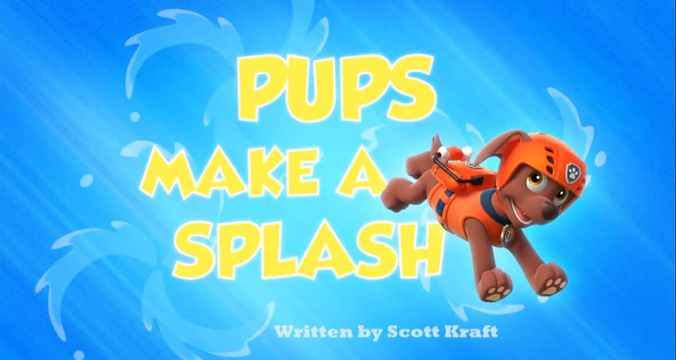 Paw Patrol 01a Pups Make a Splash