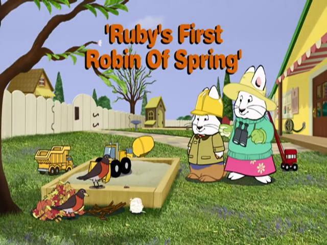 S5E25b - Ruby’s First Robin of Spring